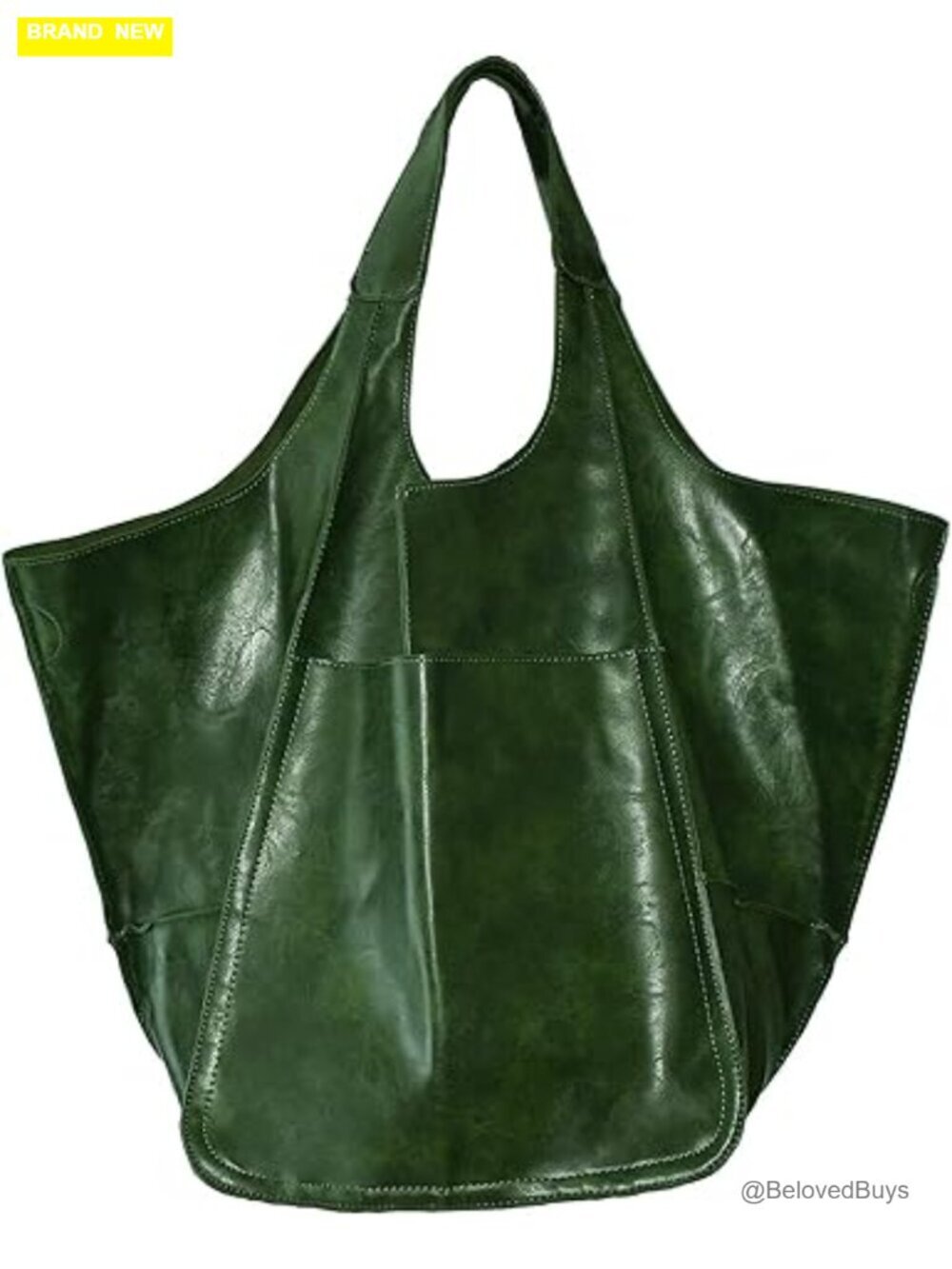 Oversized PU Leather Tote Bag Huge Capacity Work Hobo Travel Shopping Bag